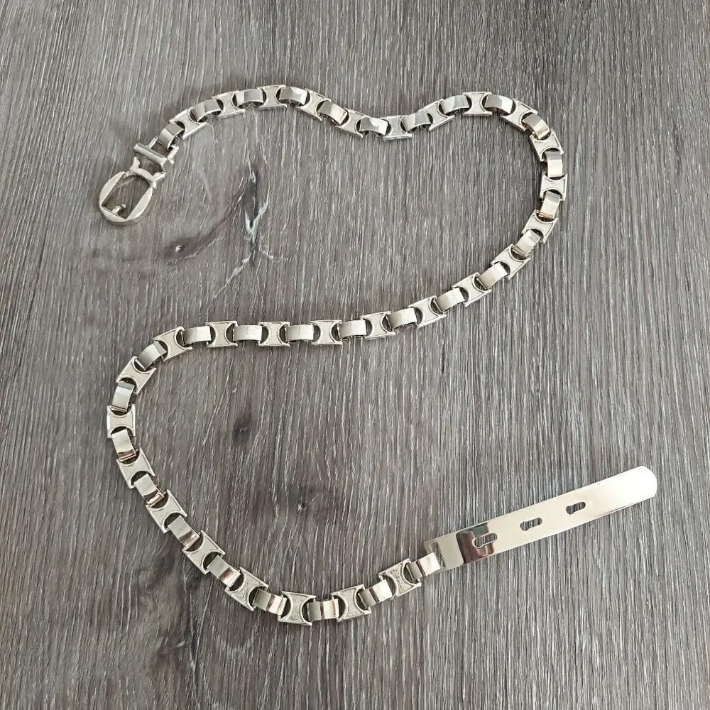 VINTAGE SKINNY GOLD CHAIN LINK BELT 32
